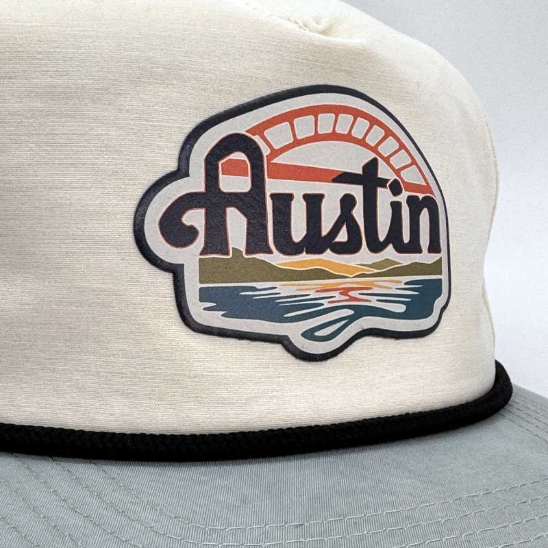 Austin 360 Bridge Snapback Hat, Atonal Headwear Rope Snapback Hat