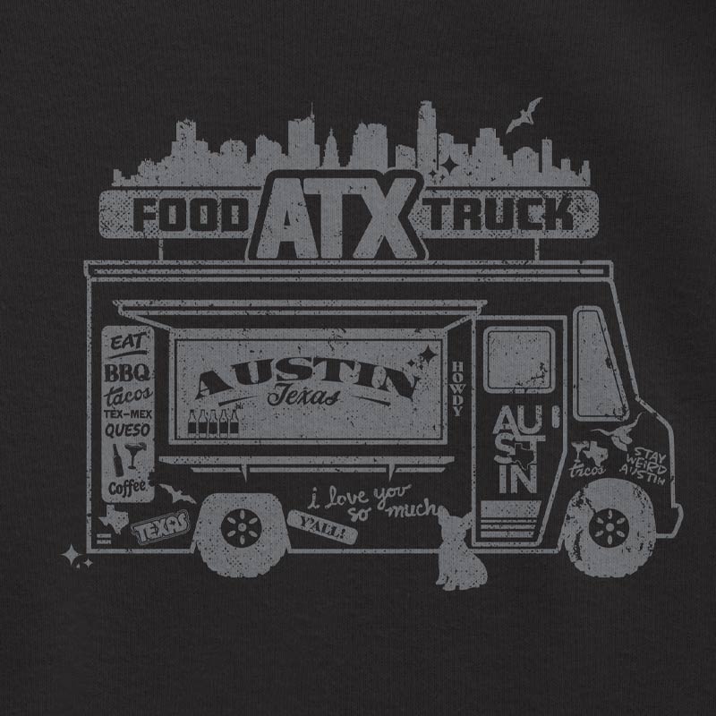 ATX Foodtruck Baby Onesie, Austin baby Onesie, Austin, Texas baby