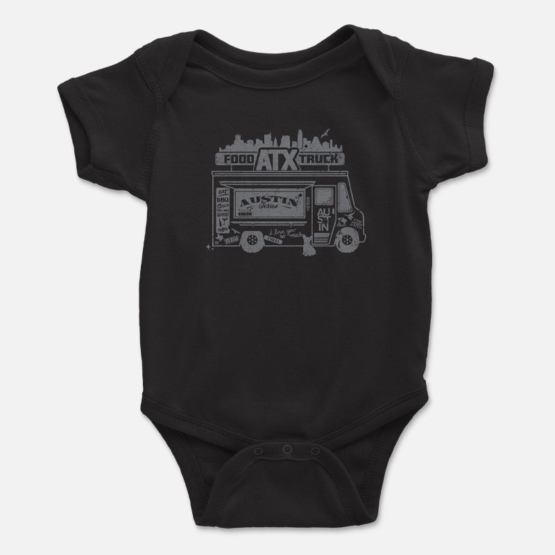 ATX Foodtruck Baby Onesie, Austin baby Onesie, Austin, Texas baby