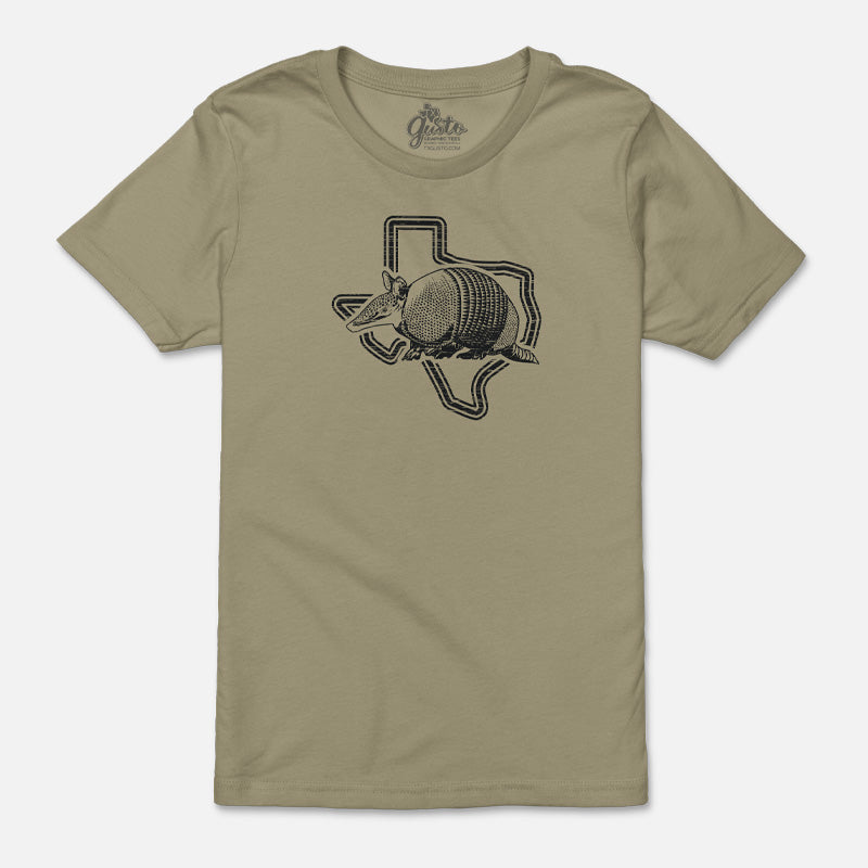 Armadillo Texas Youth T-shirt