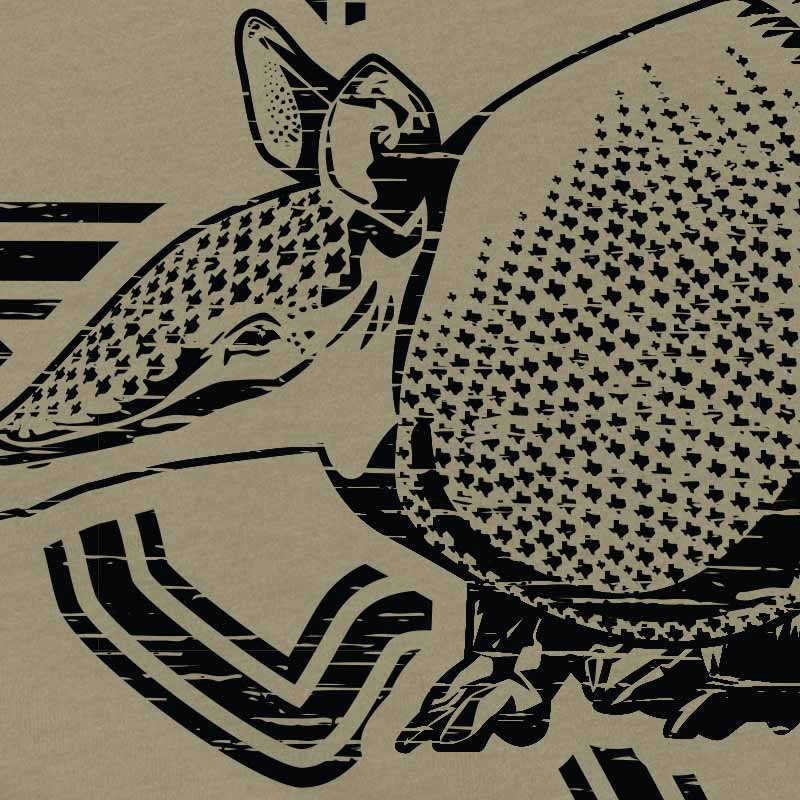 Armadillo Texas youth t-shirt with bold armadillo graphic – fun Texas-themed tee for kids