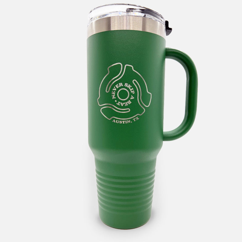 Adapter ATX 40oz Travel Mug, Never skip a beat, Austin, TX