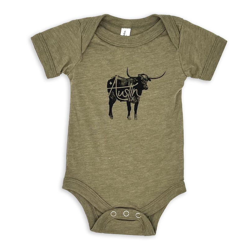 Austin Longhorn Onesie