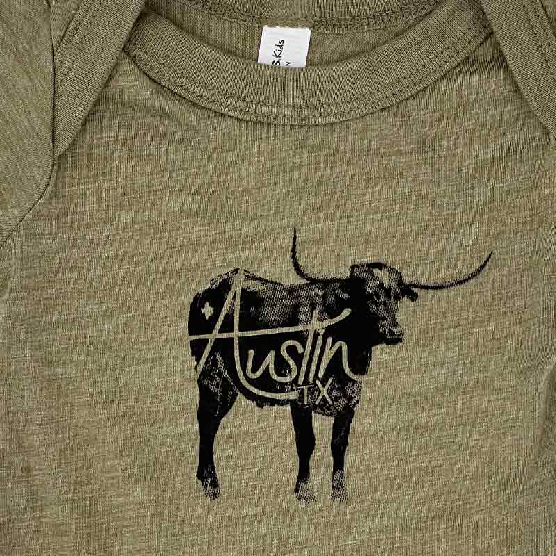 Austin Longhorn Onesie