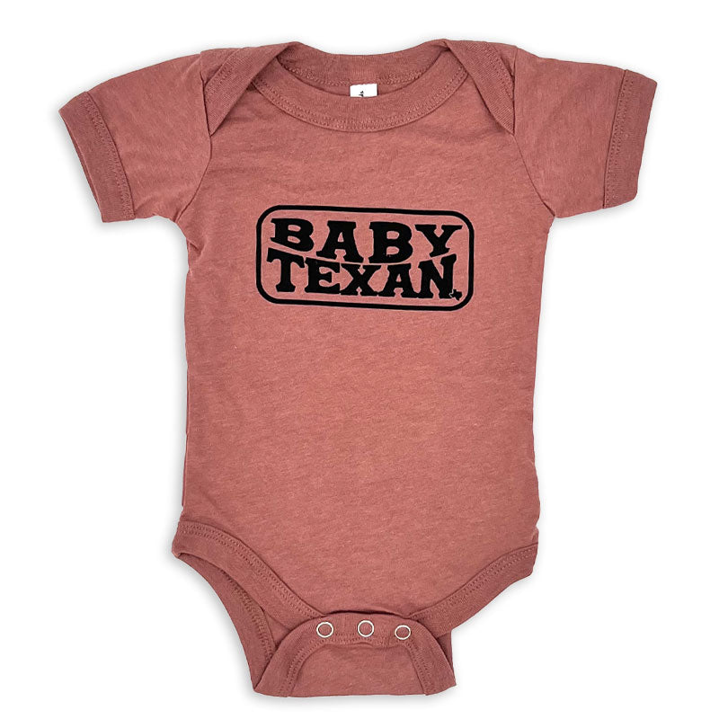 Baby Texan Onesie, Olive Onesie, Texan Pride Baby Onesie