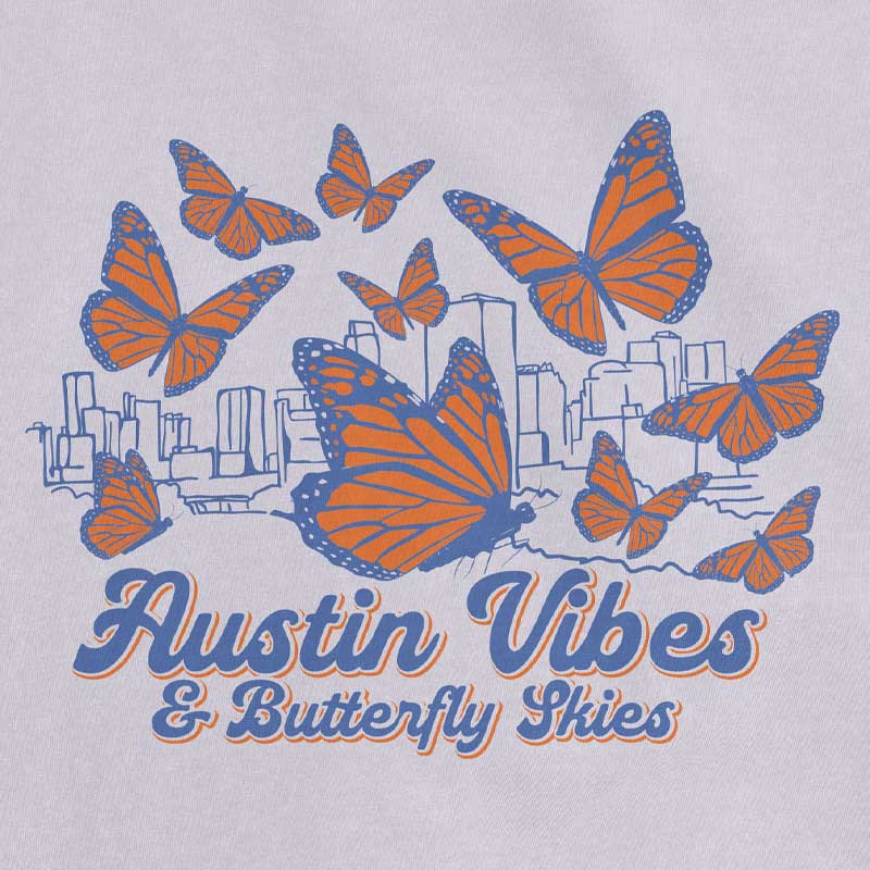Austin Butterfly Skies Unisex T-shirt