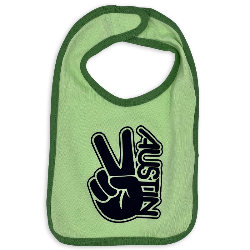 Groovy Austin Baby Bib