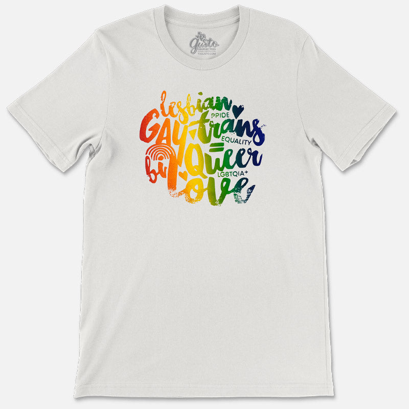 LGBTQIA+ Love T-shirt, LGBTQIA+ Pride T-shirt, Gay Pride, Rainbow t-shirt