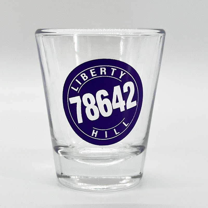 Liberty Hill, Texas, 78642 1.75oz Shot Glass