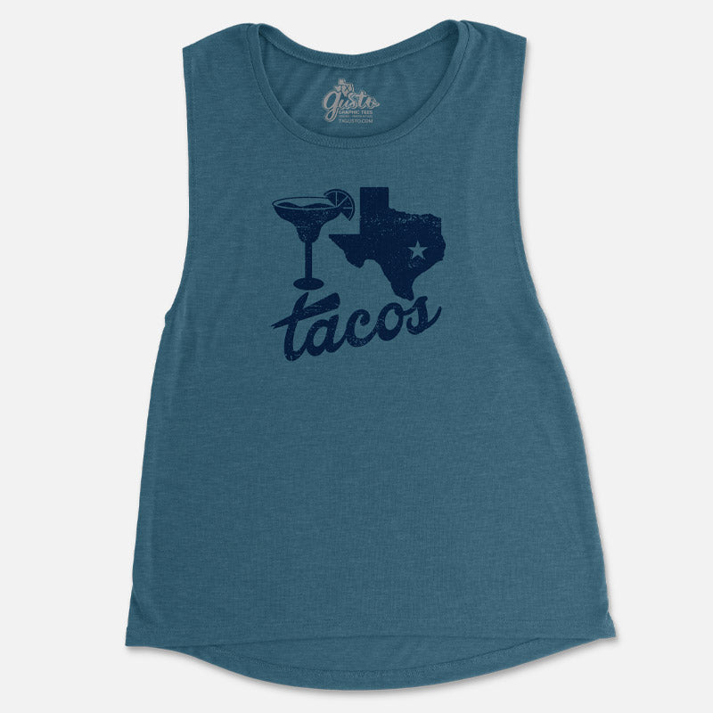 Margaritas, TX, Tacos Muscle Tank