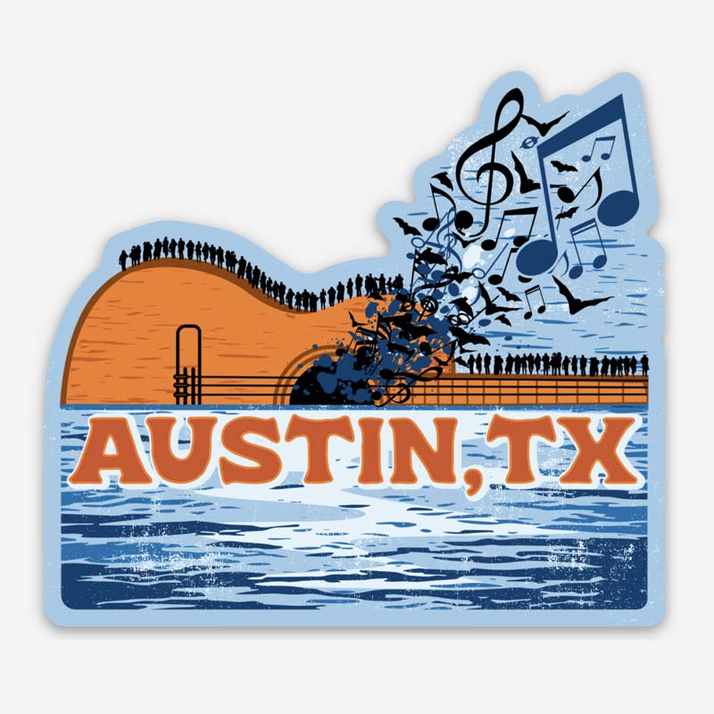 ATX Music Bridge Vinyl Sticker
