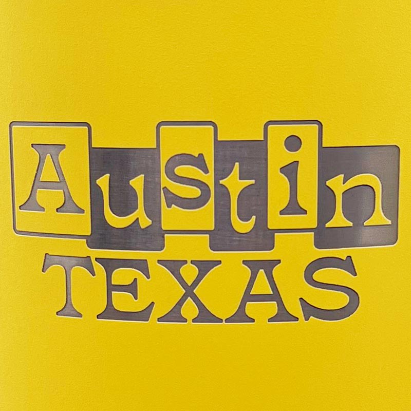 Nacho ATX 40oz Yellow Travel Mug