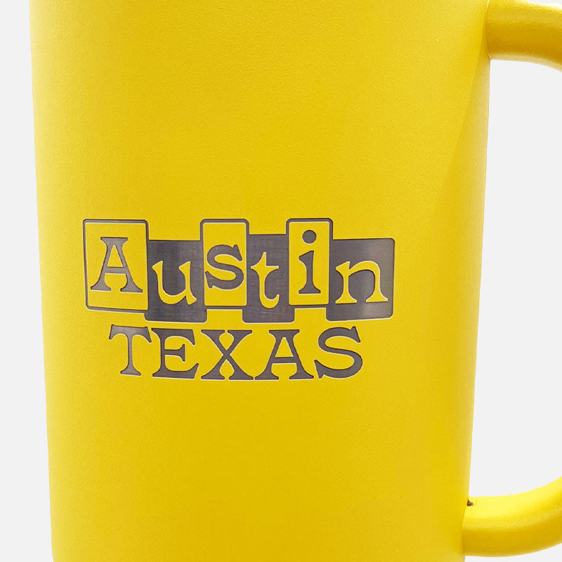 Nacho ATX 40oz Yellow Travel Mug