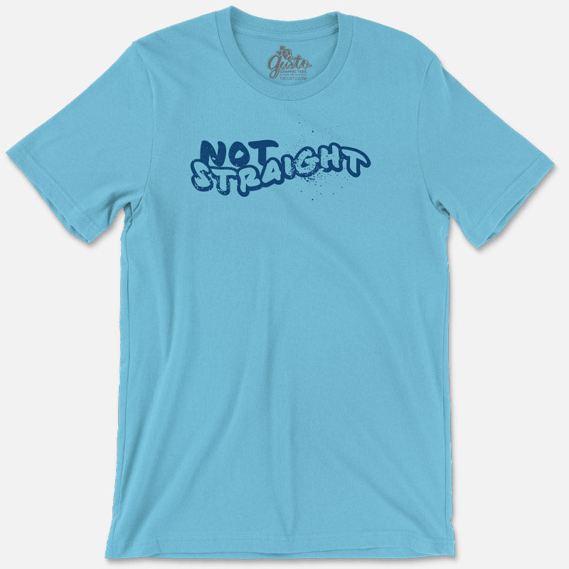 Not Straight T-shirt, LGBTQIA Pride T-shirt, Gay Pride