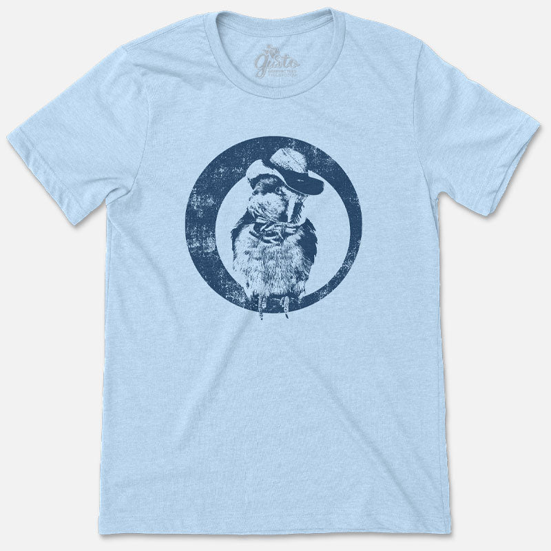 quaker parrot t-shirt, monk parakette tee, Austin, texas, baby blue t-shirt, Austin, Texas t-shirt