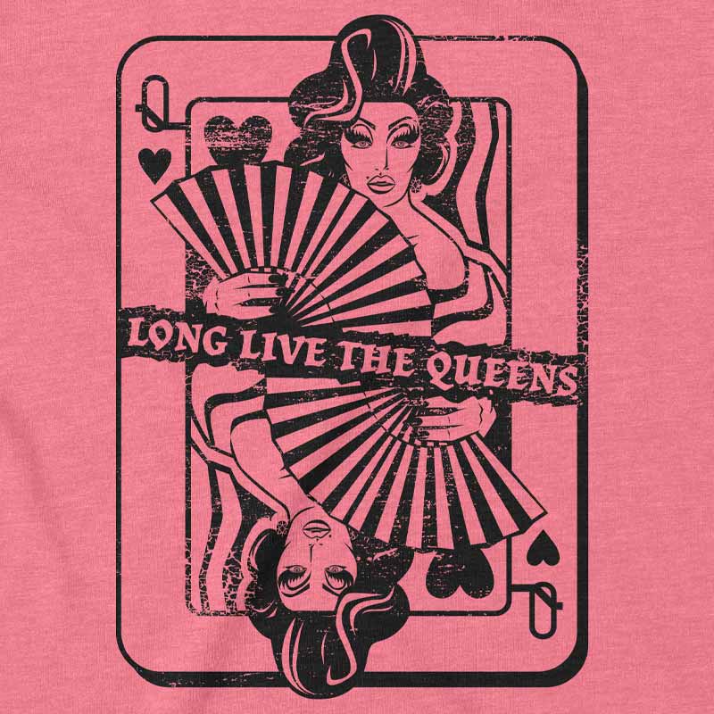 Drag Queen t-shirt with bold, colorful graphic celebrating pride, performance, and self-expression