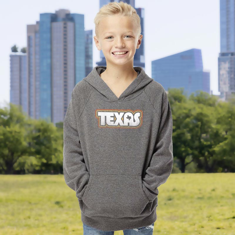 Retro Texas Youth Hoodie