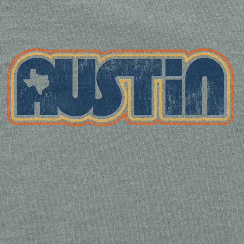 Retro Austin toddler t-shirt with vintage-style ATX graphic – fun and soft kids tee inspired by Austin, Texas