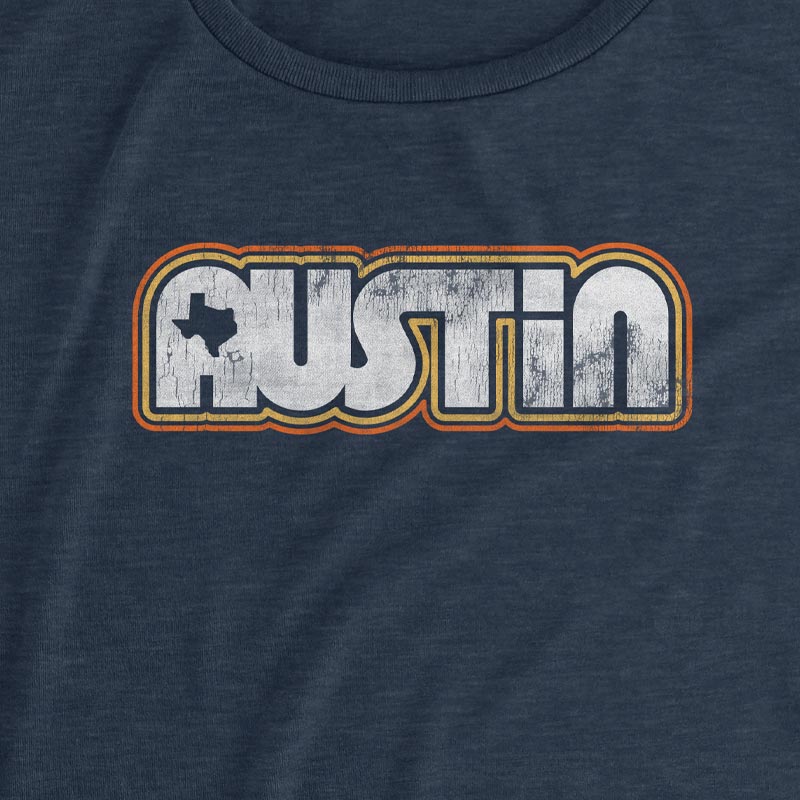 Retro Austin Women's Flowy Scoop Muscle Tank