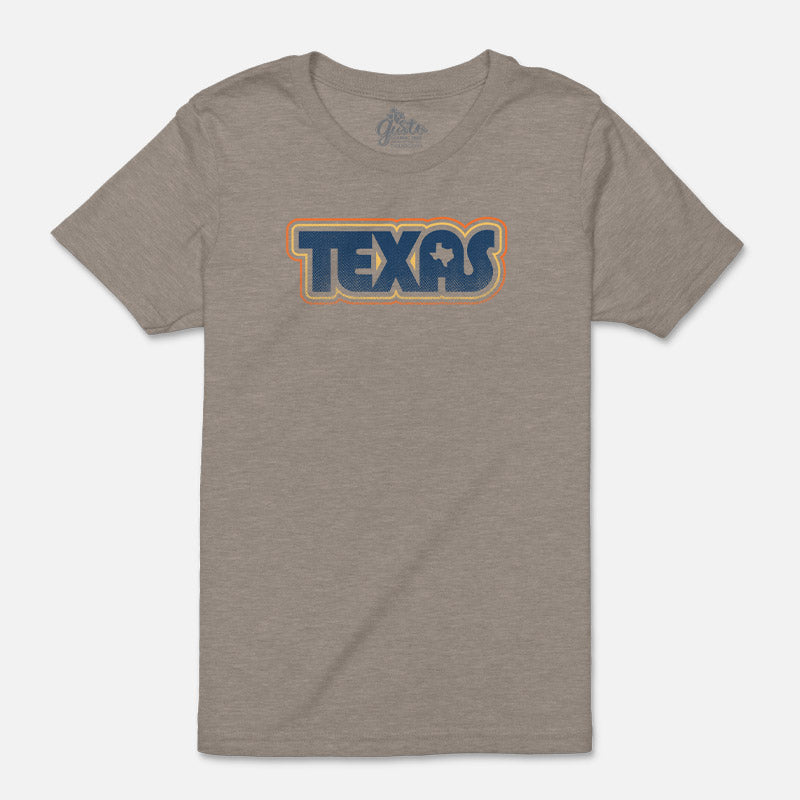 Retro Texas youth t-shirt with vintage-style Texas graphic – bold and fun Lone Star tee for kids
