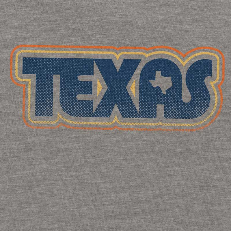 Retro Texas toddler t-shirt with vintage-style Texas graphic – bold and fun Lone Star tee for kids