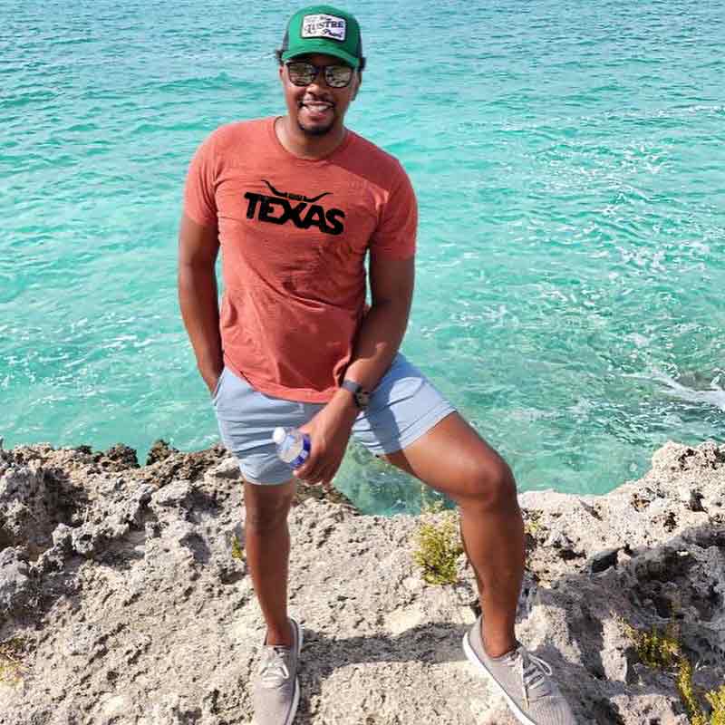 Texas Longhorn Graphic T-shirt, Bella+Canvas 3413, Clay Unisex T-shirt