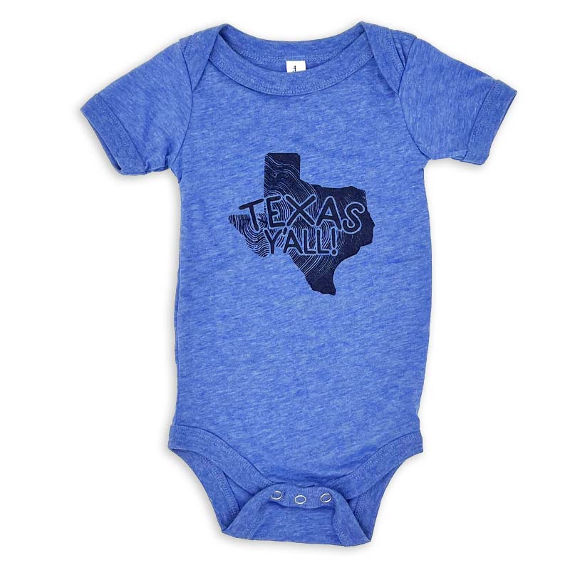 Texas Y'all Baby Onesie