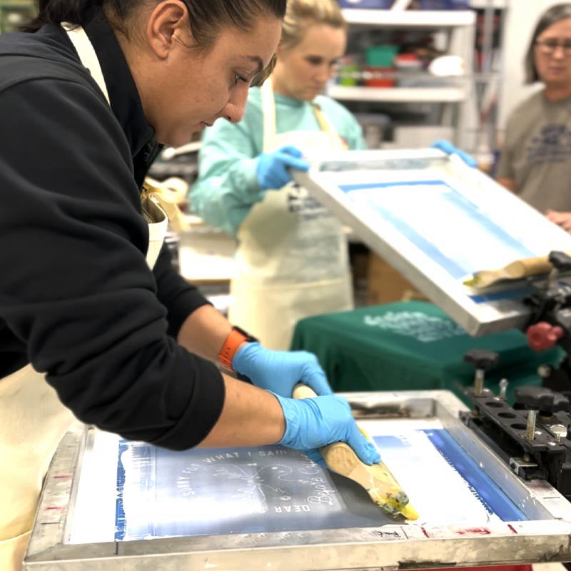 SCREEN PRINTING EXPERIENCE JAN/FEB
