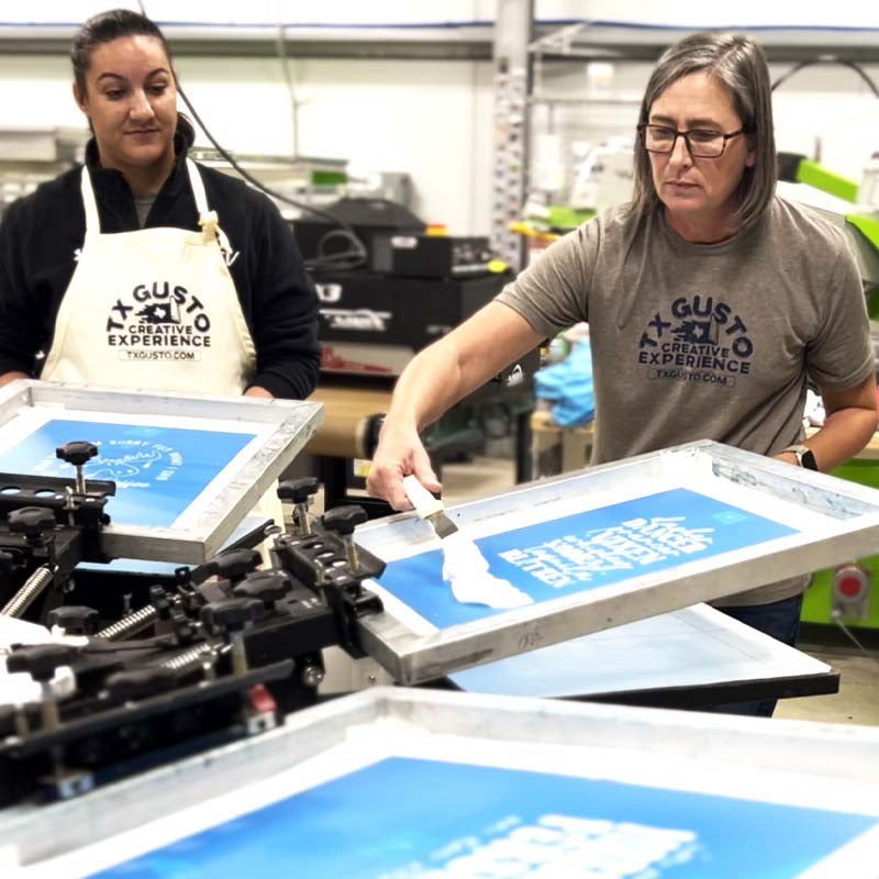 SCREEN PRINTING EXPERIENCE JAN/FEB