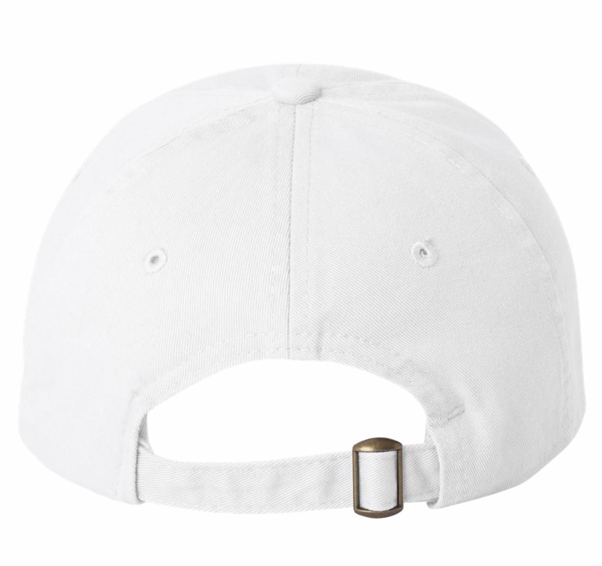 Retro Cajun Dad Hat by Gusto Graphic Tees - Louisiana hat, Back View of hat