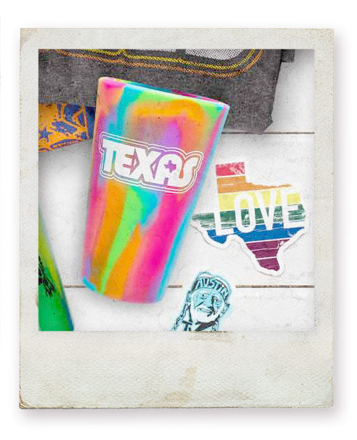exas and Austin-themed drinkware, stickers, keychains, doozies and more made to show your state pride