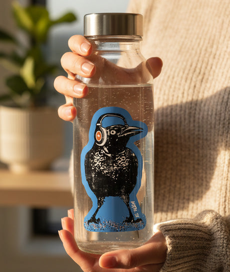 Collection of Stickers From Gusto Graphic Tees