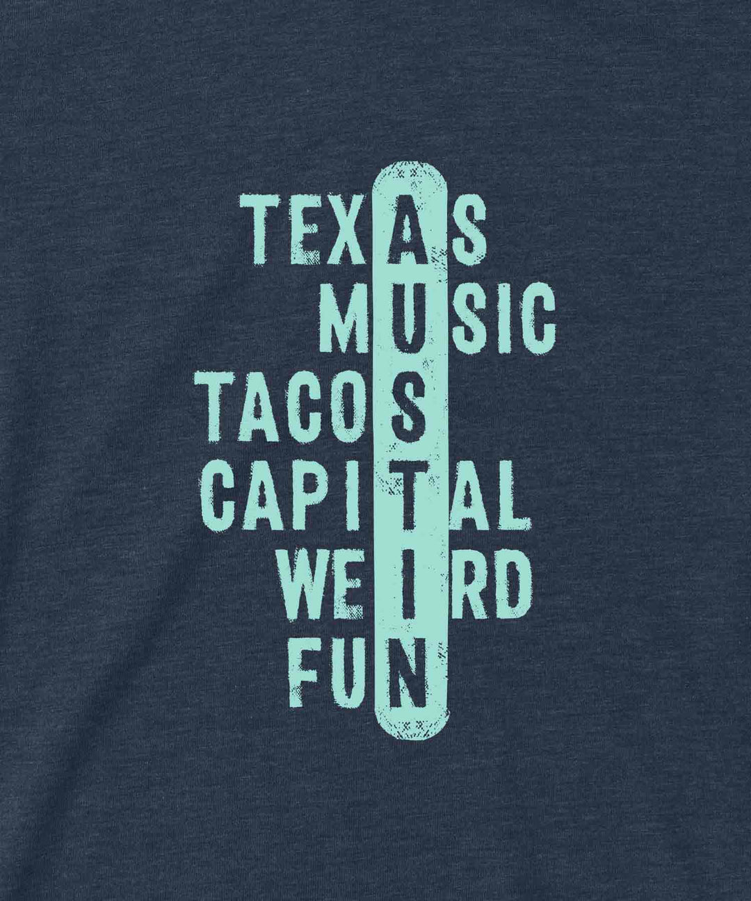 "ATX Crossword" Design Collection | Gusto Graphic Tees