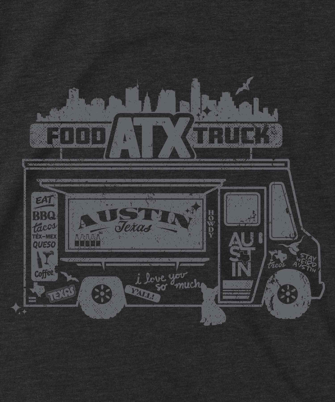 "ATX Food Truck" Design Collection | Gusto Graphic Tees