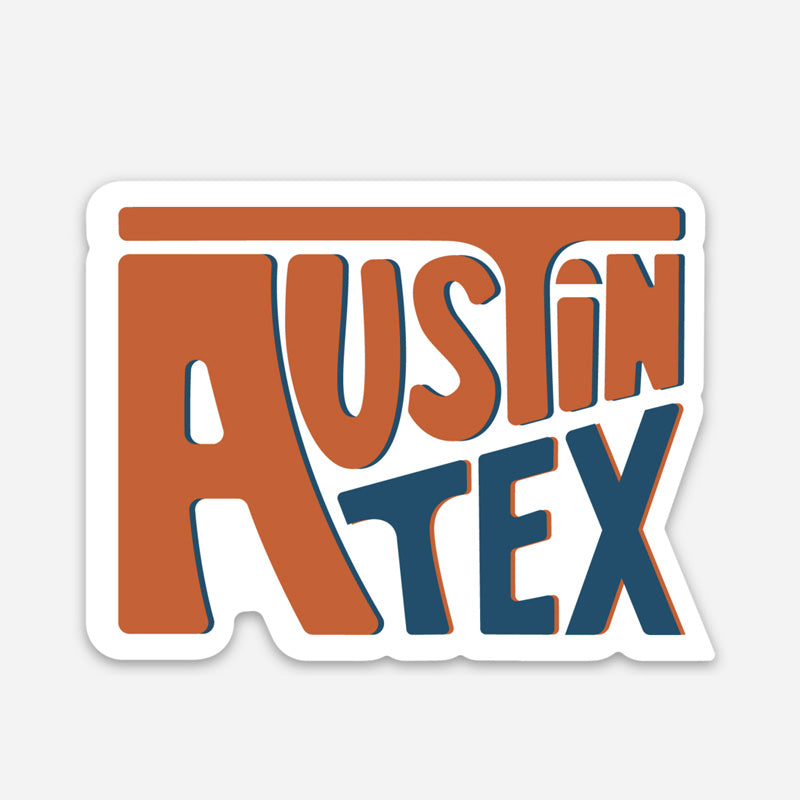 Austin Old School Sticker
