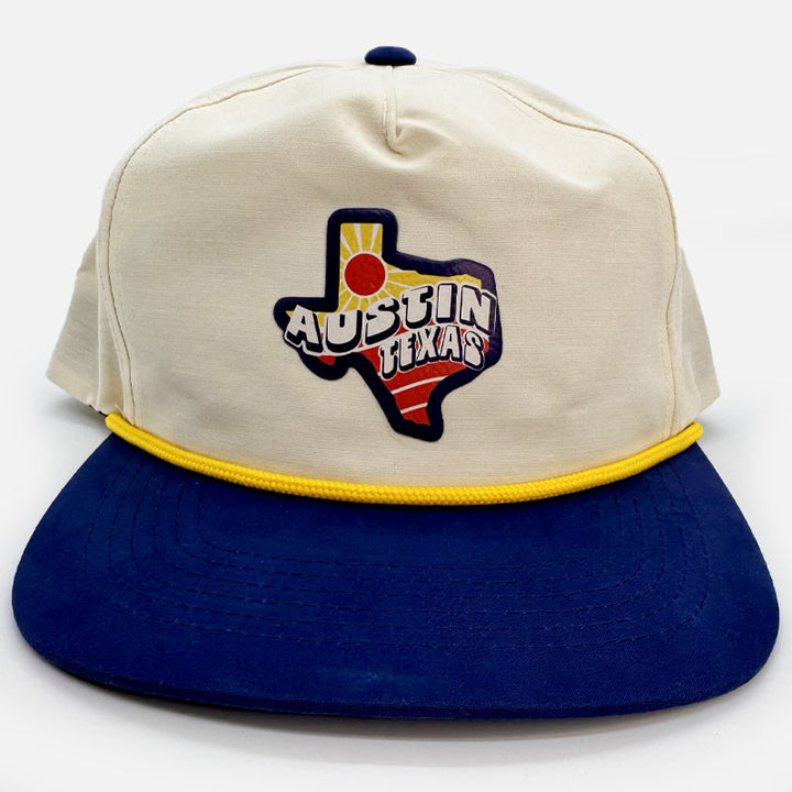 Austin Sunshine Rope Snapback Hat, Atonal Headwear Rope Snapback Hat