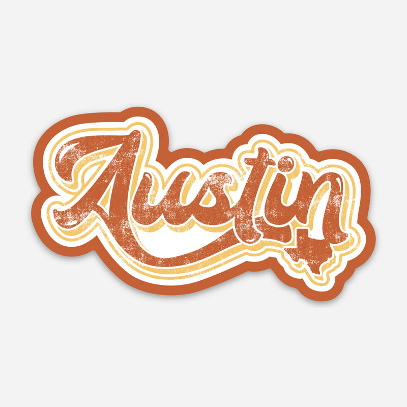 Austin Script Sticker