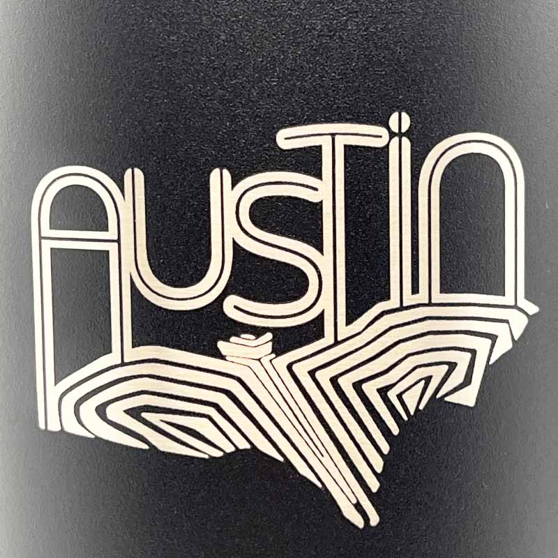 Austin Texas Bat Edge 40oz Travel Mug