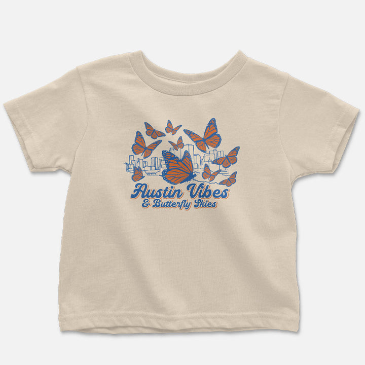 Austin Butterfly Skies Toddler Tee