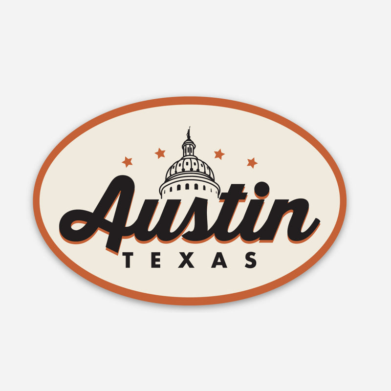 Texas Capitol Sticker