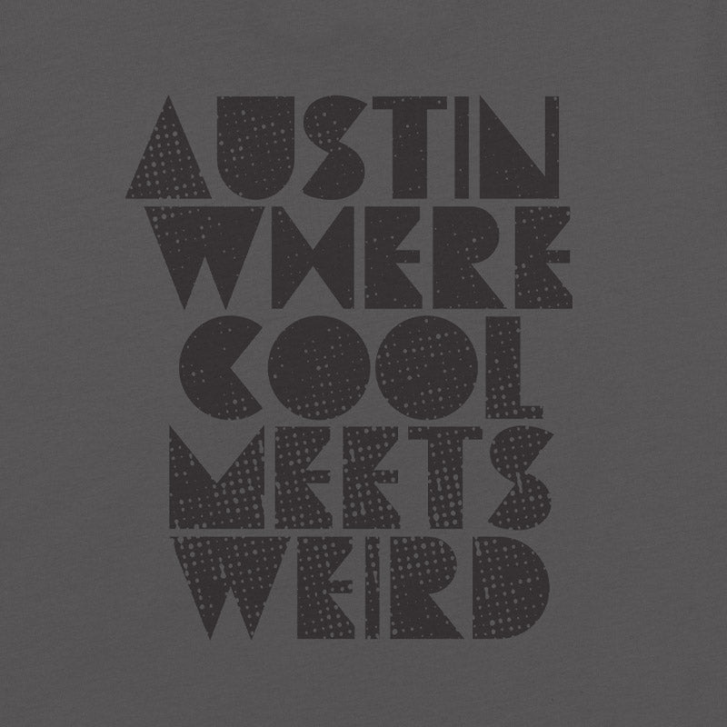 Austin, where cool meets weird, with this youth t-shirt