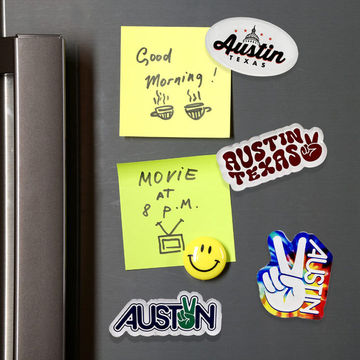 Funky Town Austin Magnet