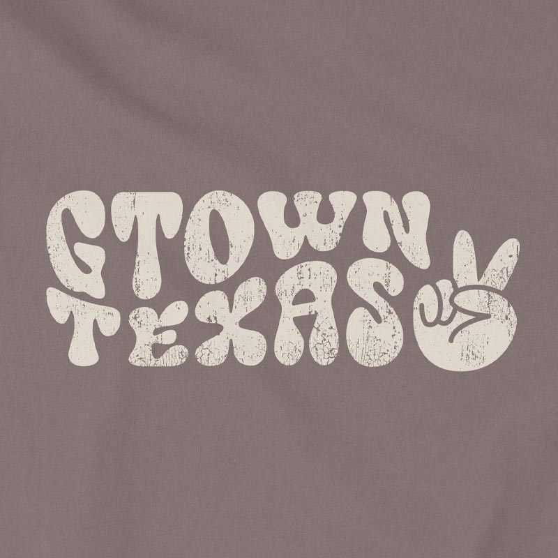 Gtown Groove T-shirt, Georgetown, Texas Peace T-shirt