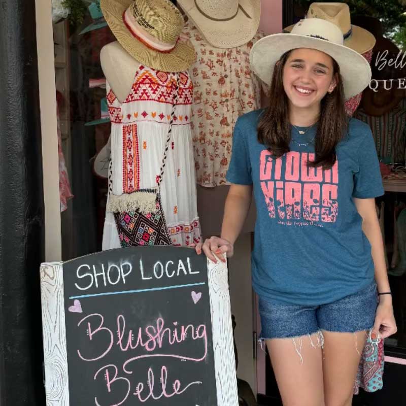 Georgetown Vibes T-shirt, GTOWN Vibes Where the poppies Bloom t-shirt