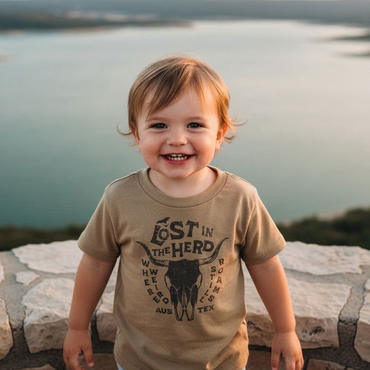 Child wearing a &