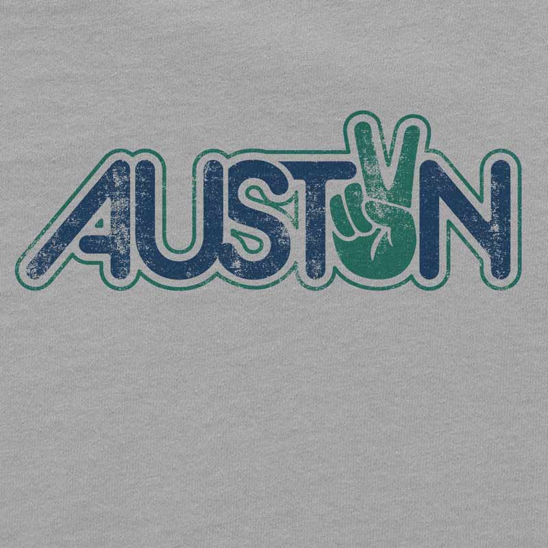 Peace Austin Toddler Tee. solid athletic grey tee