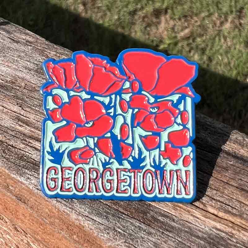 Royal Poppy Enamel Pin