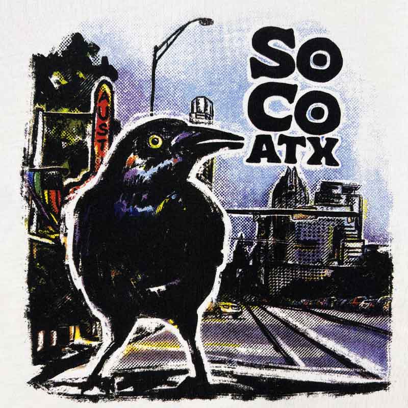 South Congress Grackle Austin Texas T-shirt