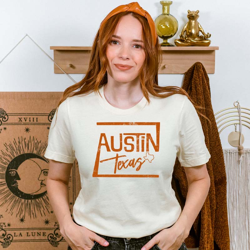Stateline Austin T-shirt, austin texas tee