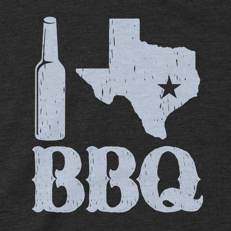 I Love Texas BBQ T-shirt